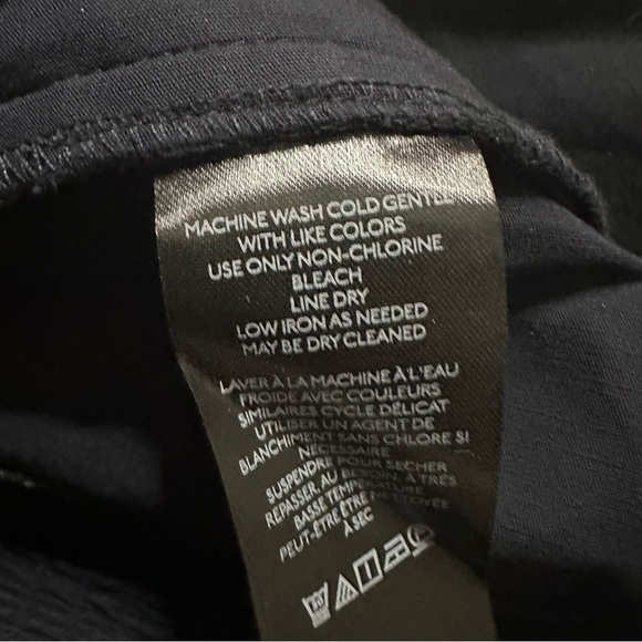 NWT Anthro Maeve The Wynne Square-Neck Navy Blouse - Size Medium - Picture 7 of 8